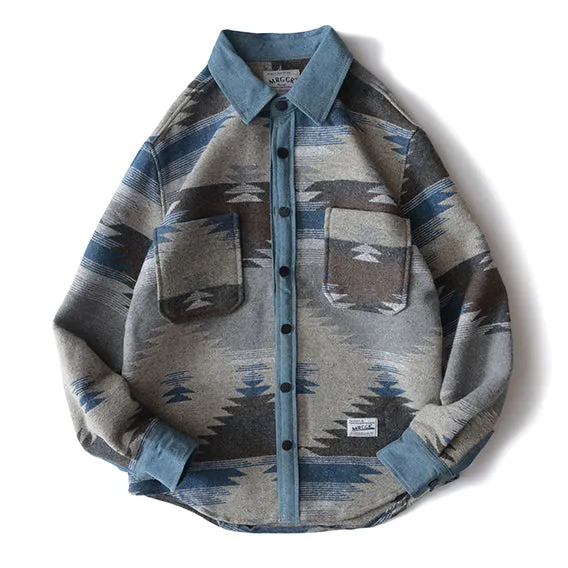Christmas Tree  Thick Woolen Shirts