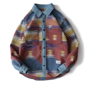 Christmas Tree  Thick Woolen Shirts