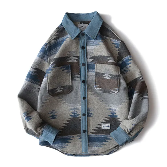 Christmas Tree  Thick Woolen Shirts