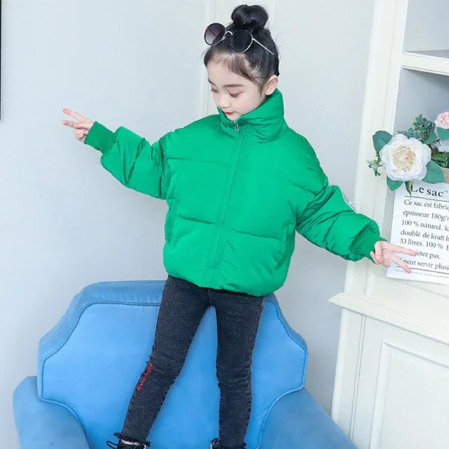 DFXD Winter Big Girls Down Jackets Fashion