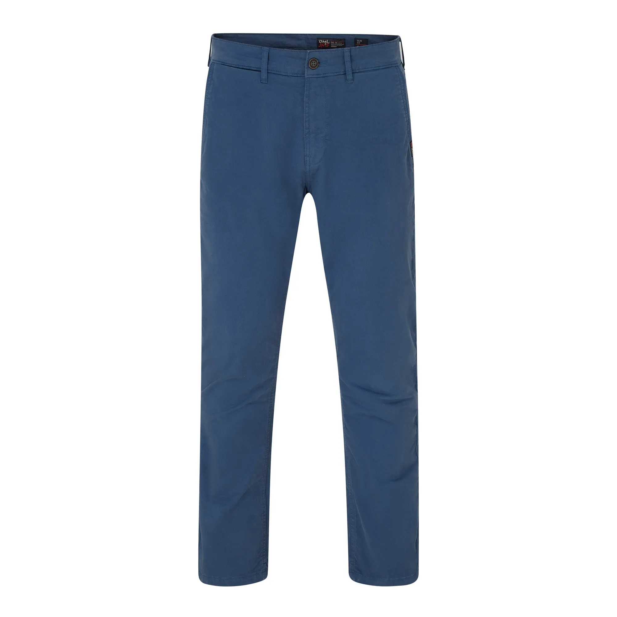 Echo slim chino trouser in Indigo