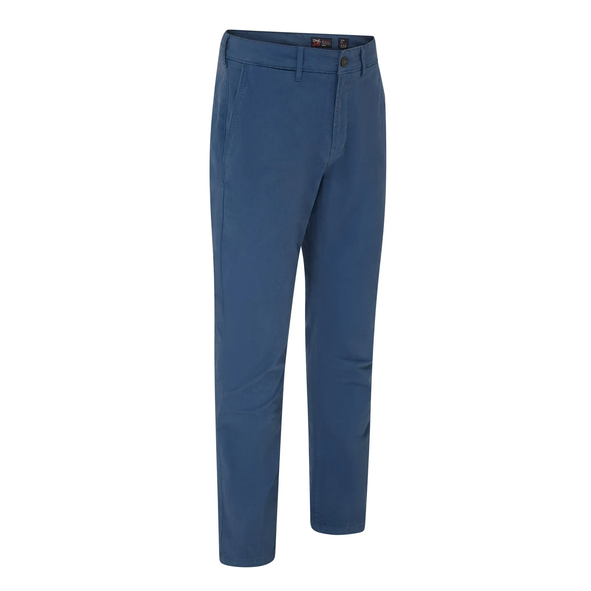 Echo slim chino trouser in Indigo