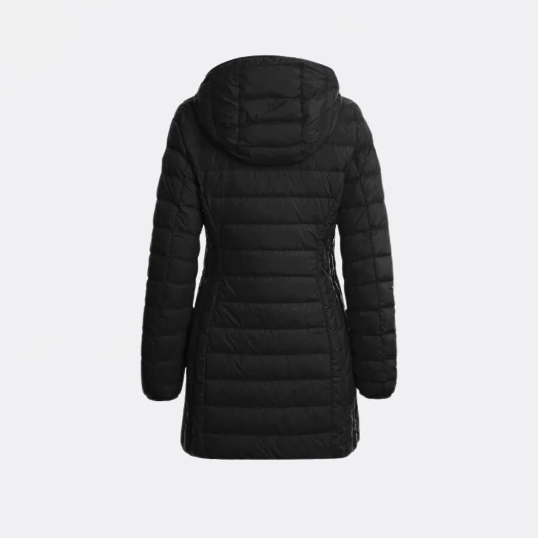 Irene Hooded Down Jacket (Black)