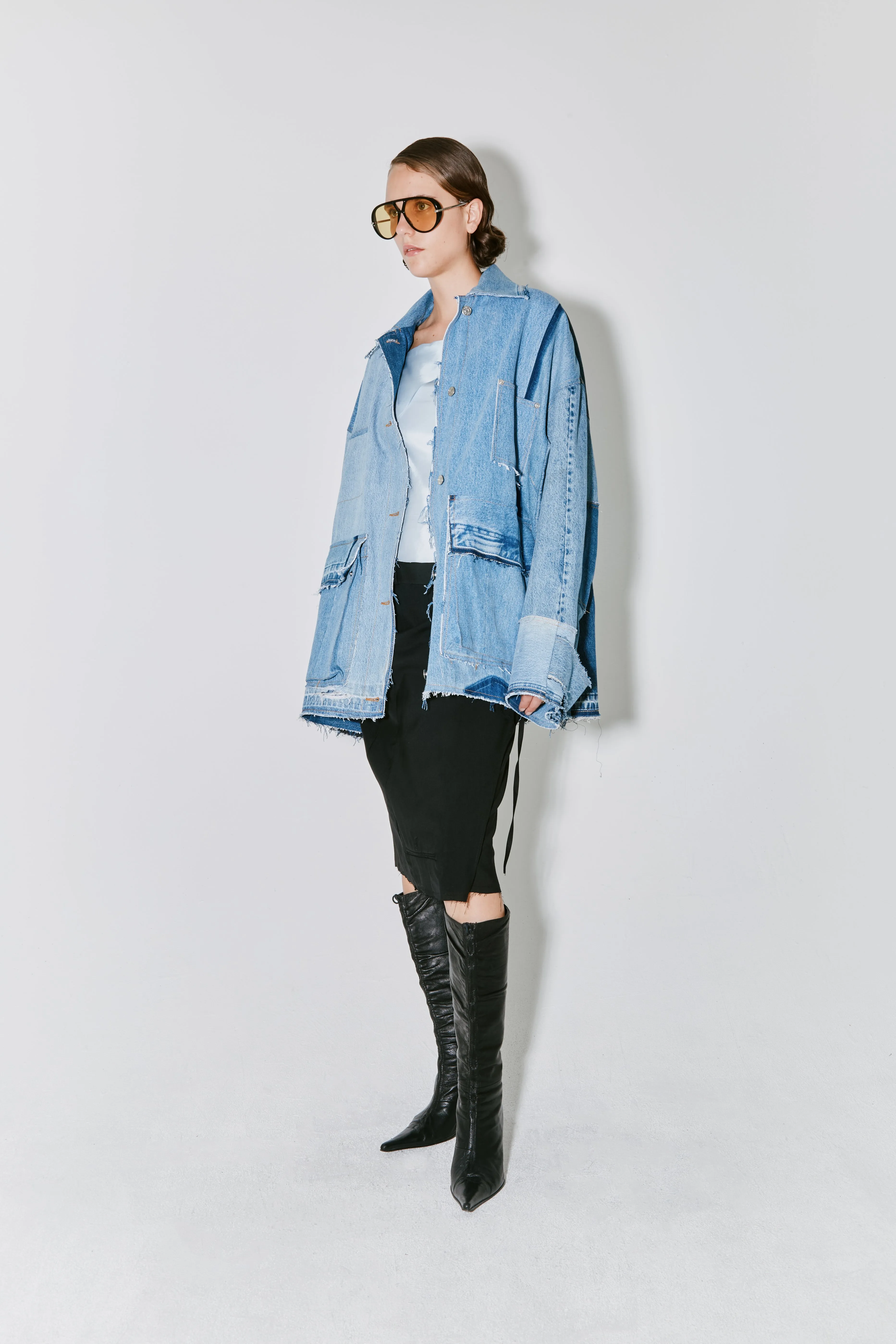 MAJOR jacket upcycled denim blue
