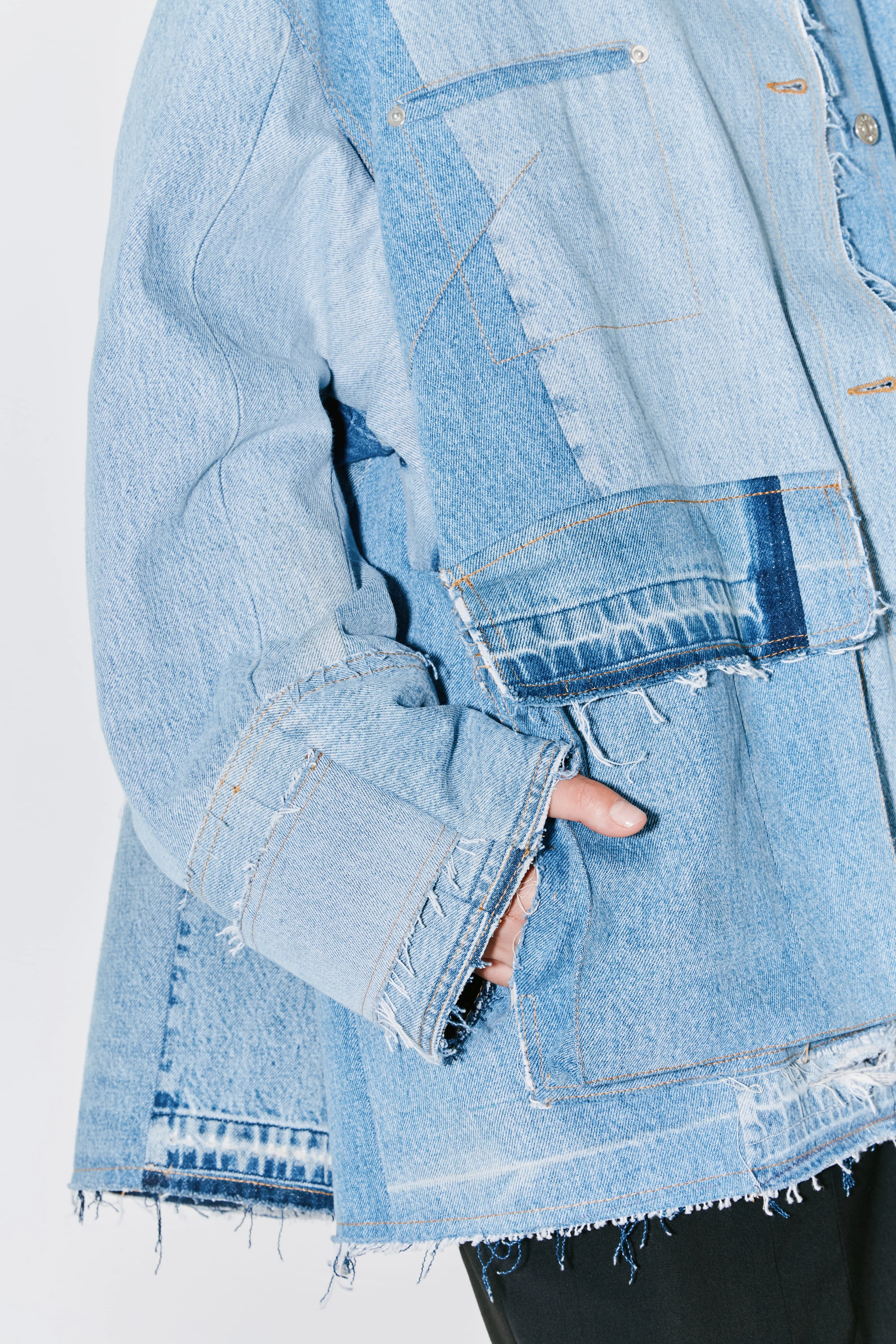 MAJOR jacket upcycled denim blue