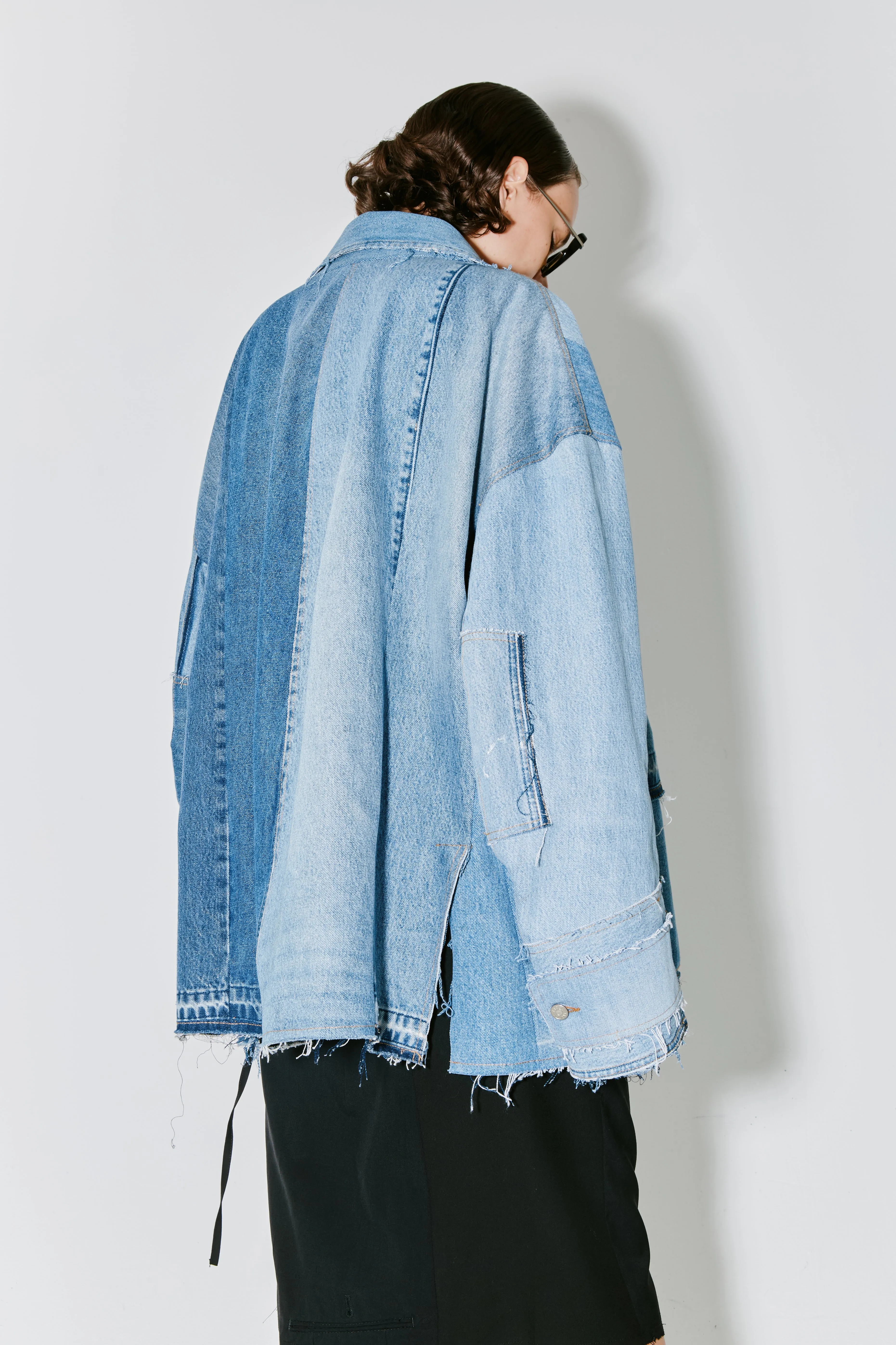 MAJOR jacket upcycled denim blue