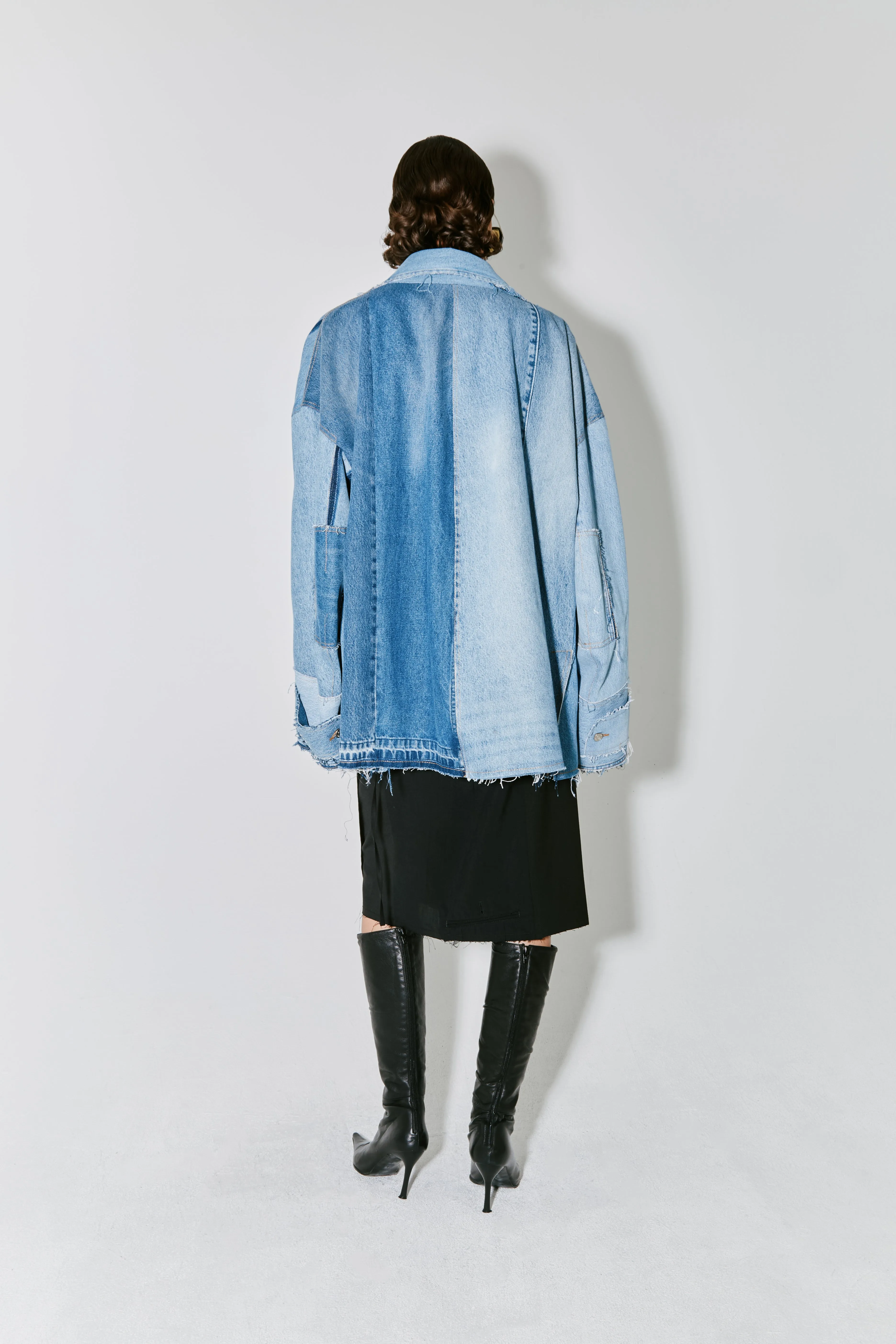 MAJOR jacket upcycled denim blue