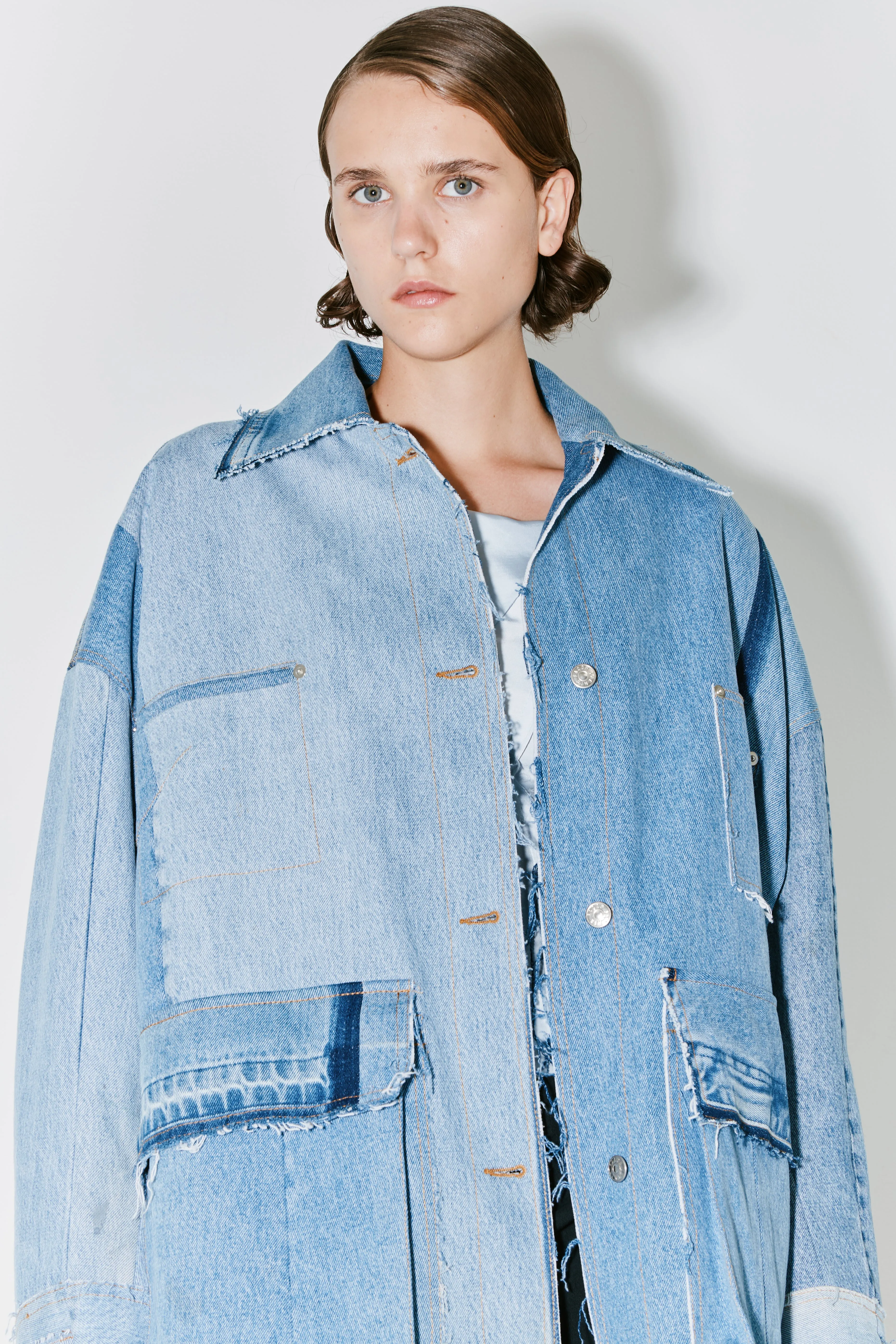 MAJOR jacket upcycled denim blue
