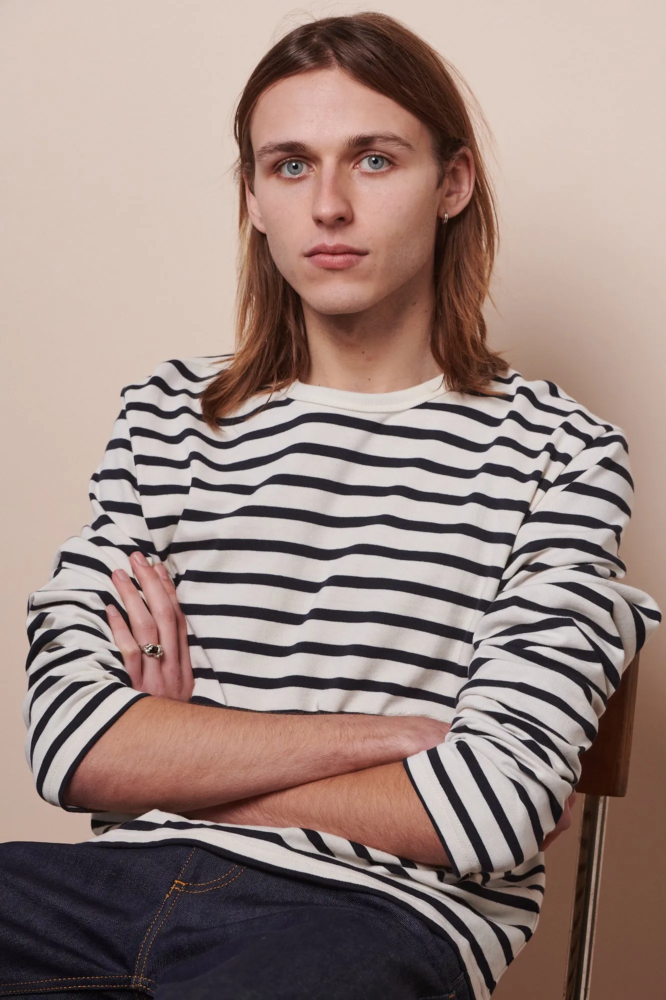 Men's Breton - Ecru/Navy