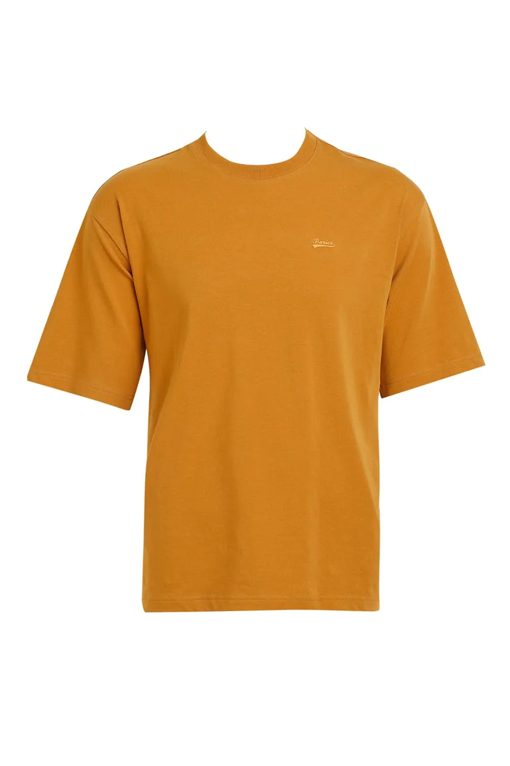 Relaxed Fit Cotton Stretch Crew T-Shirt