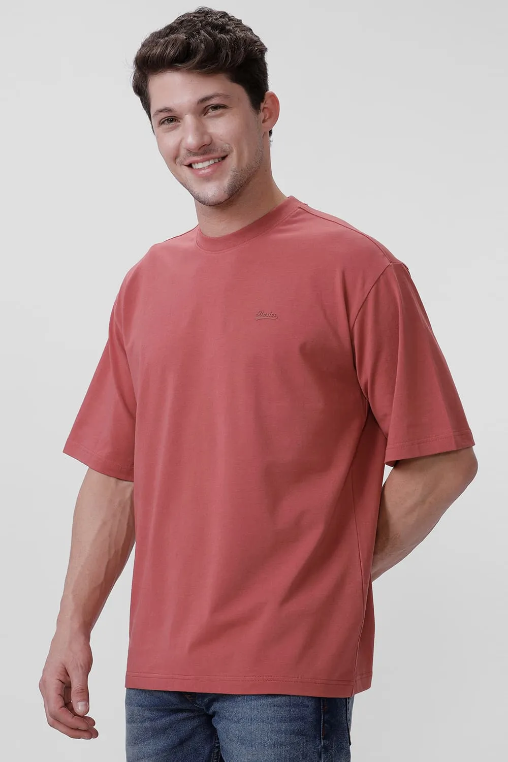 Relaxed Fit Cotton Stretch Crew T-Shirt