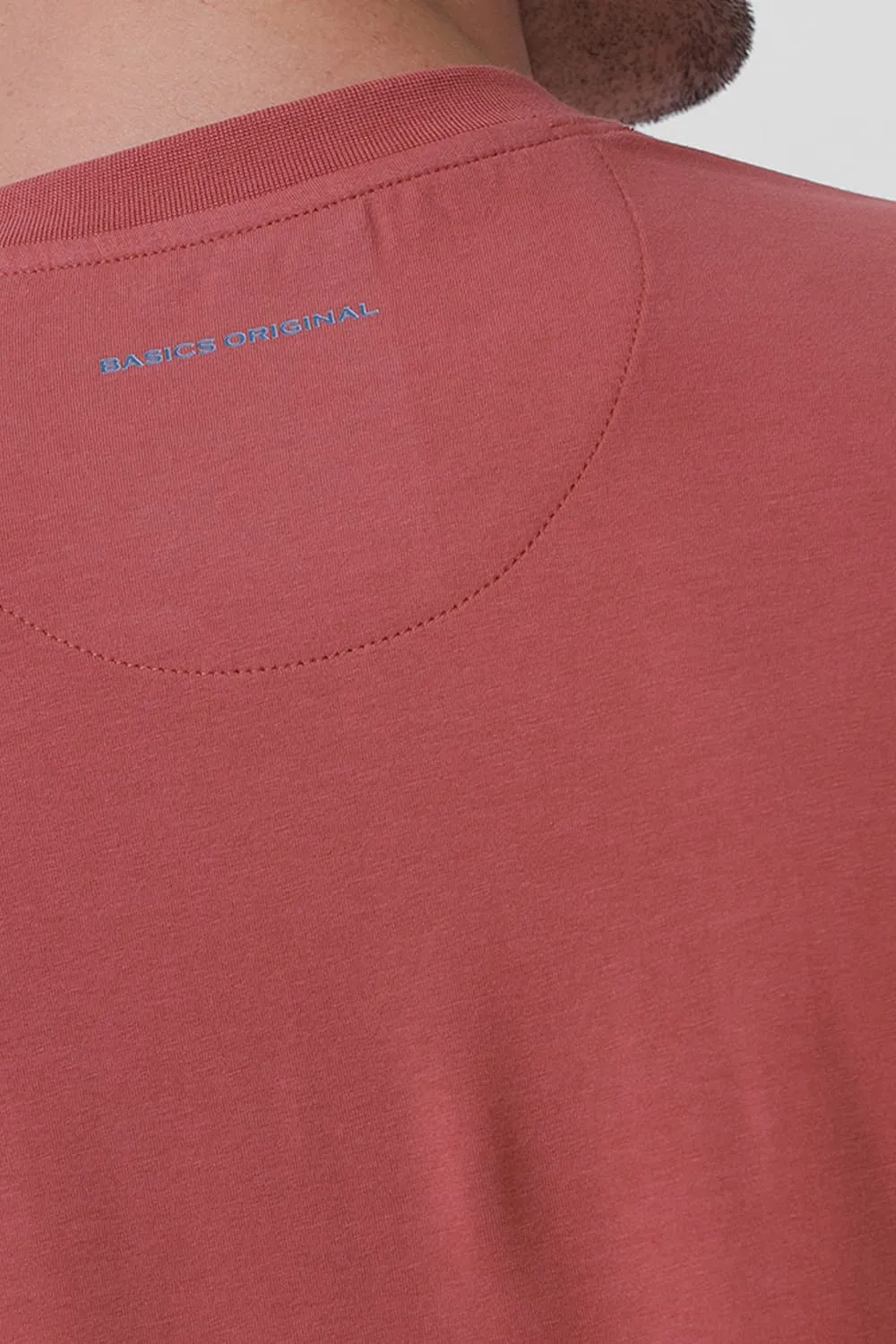Relaxed Fit Cotton Stretch Crew T-Shirt