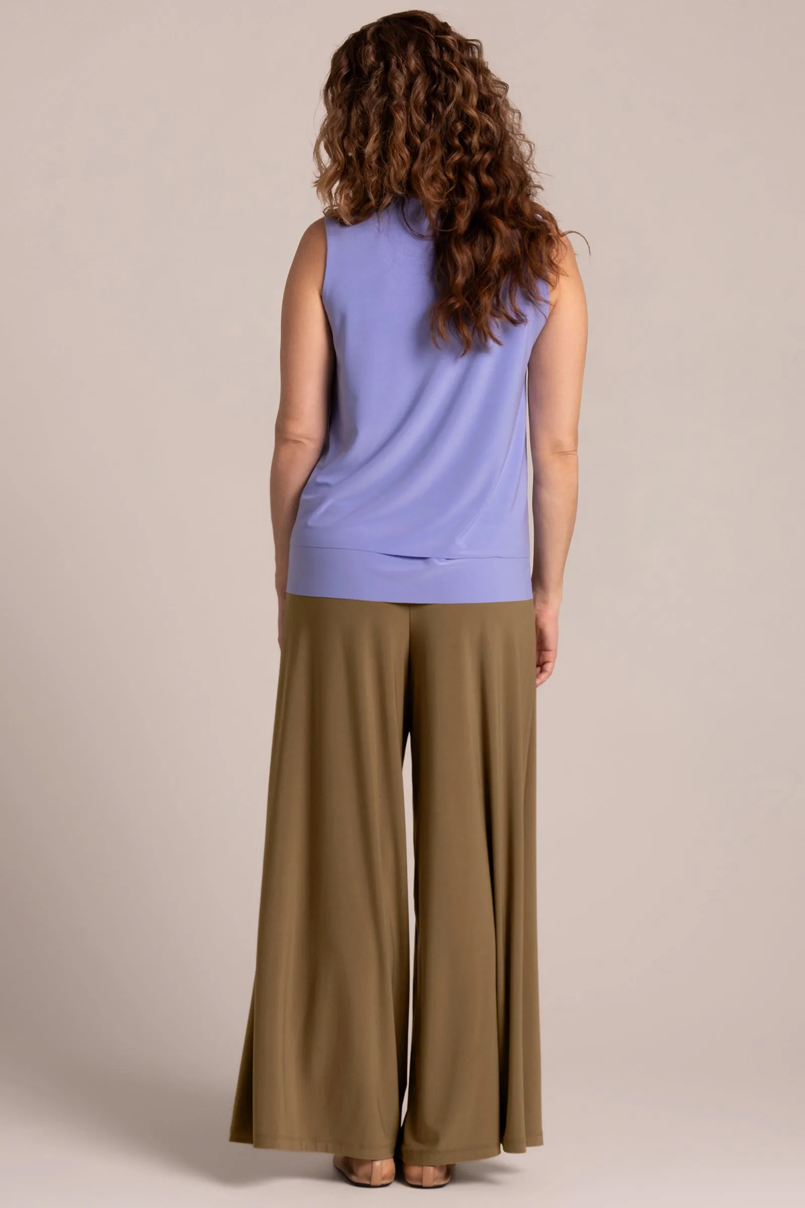 Sleeveless Double Layer Shell | Jacaranda