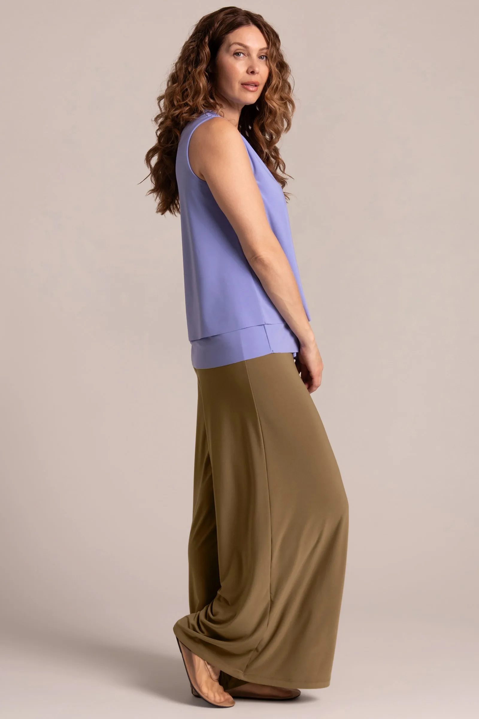 Sleeveless Double Layer Shell | Jacaranda