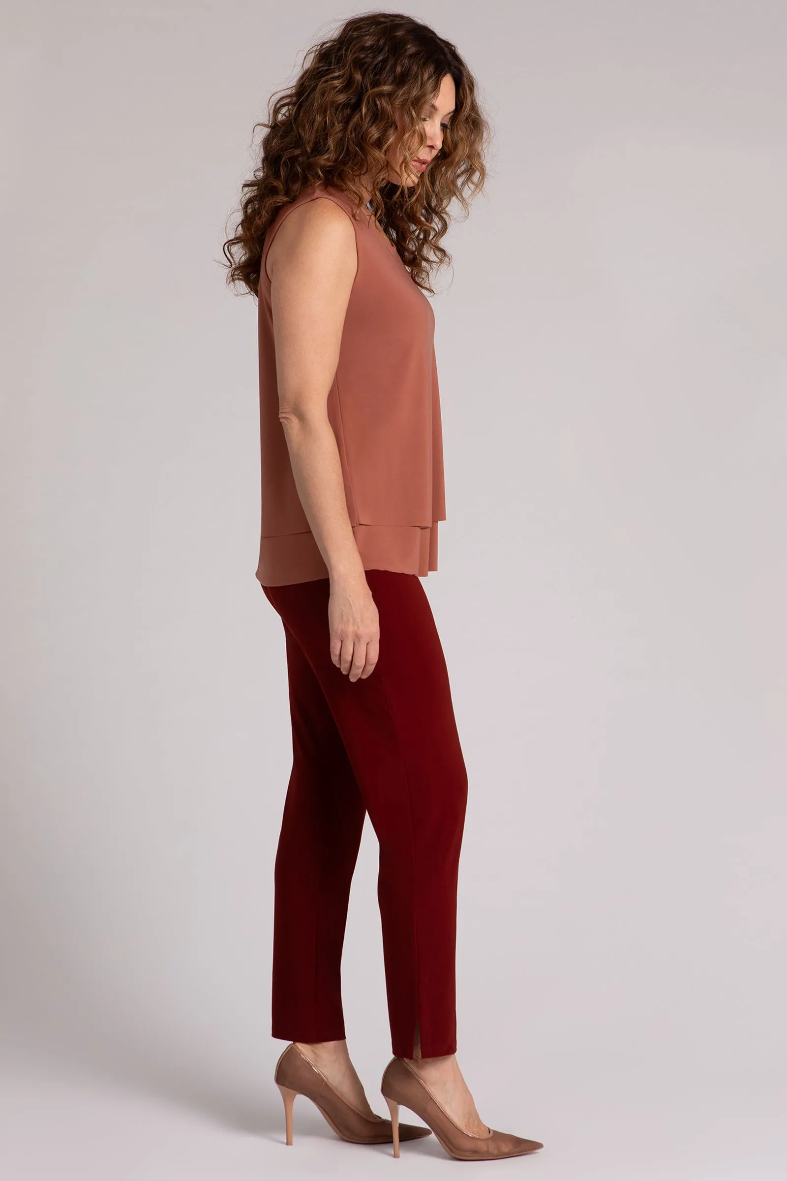 Sleeveless Double Layer Shell | Terra