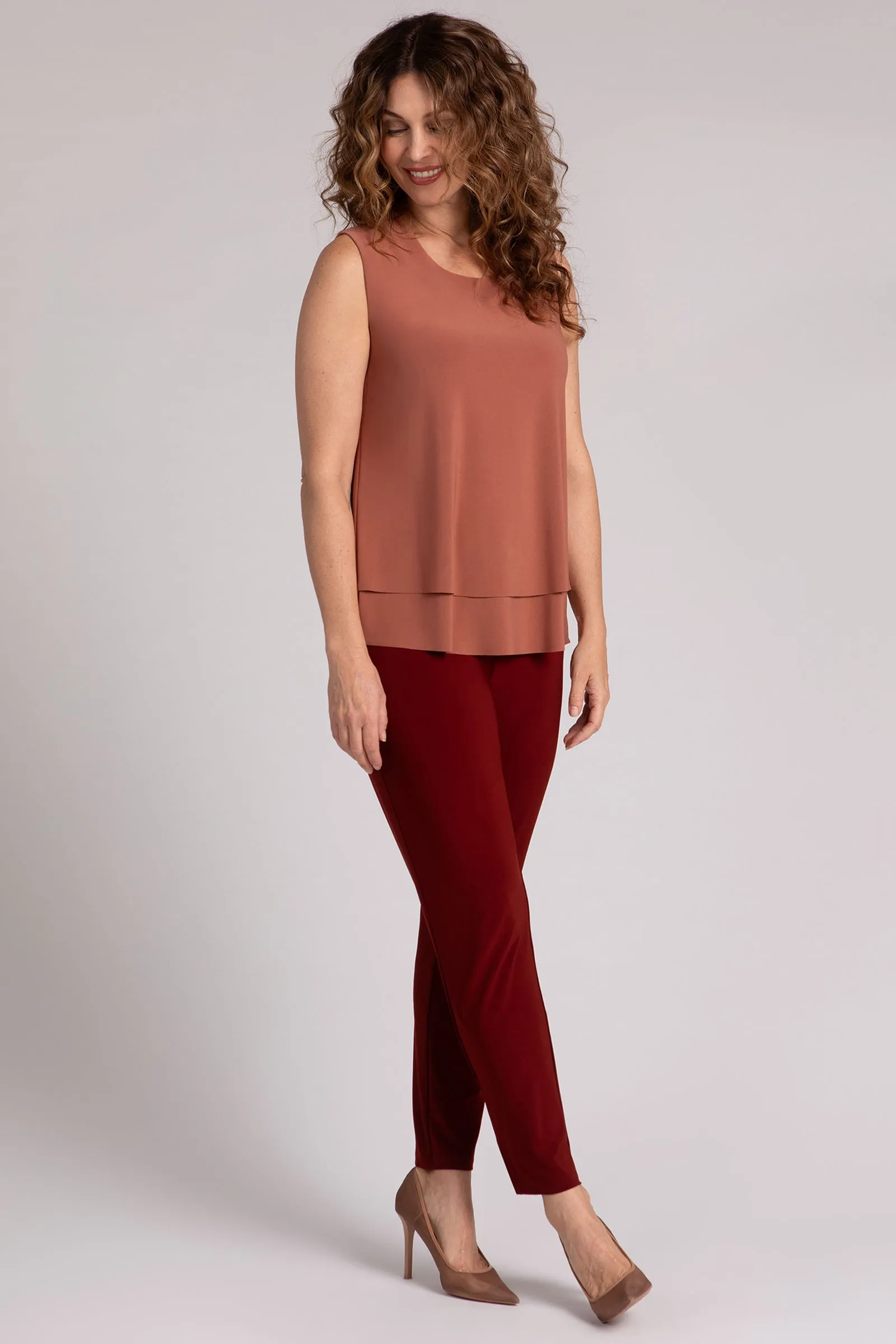 Sleeveless Double Layer Shell | Terra