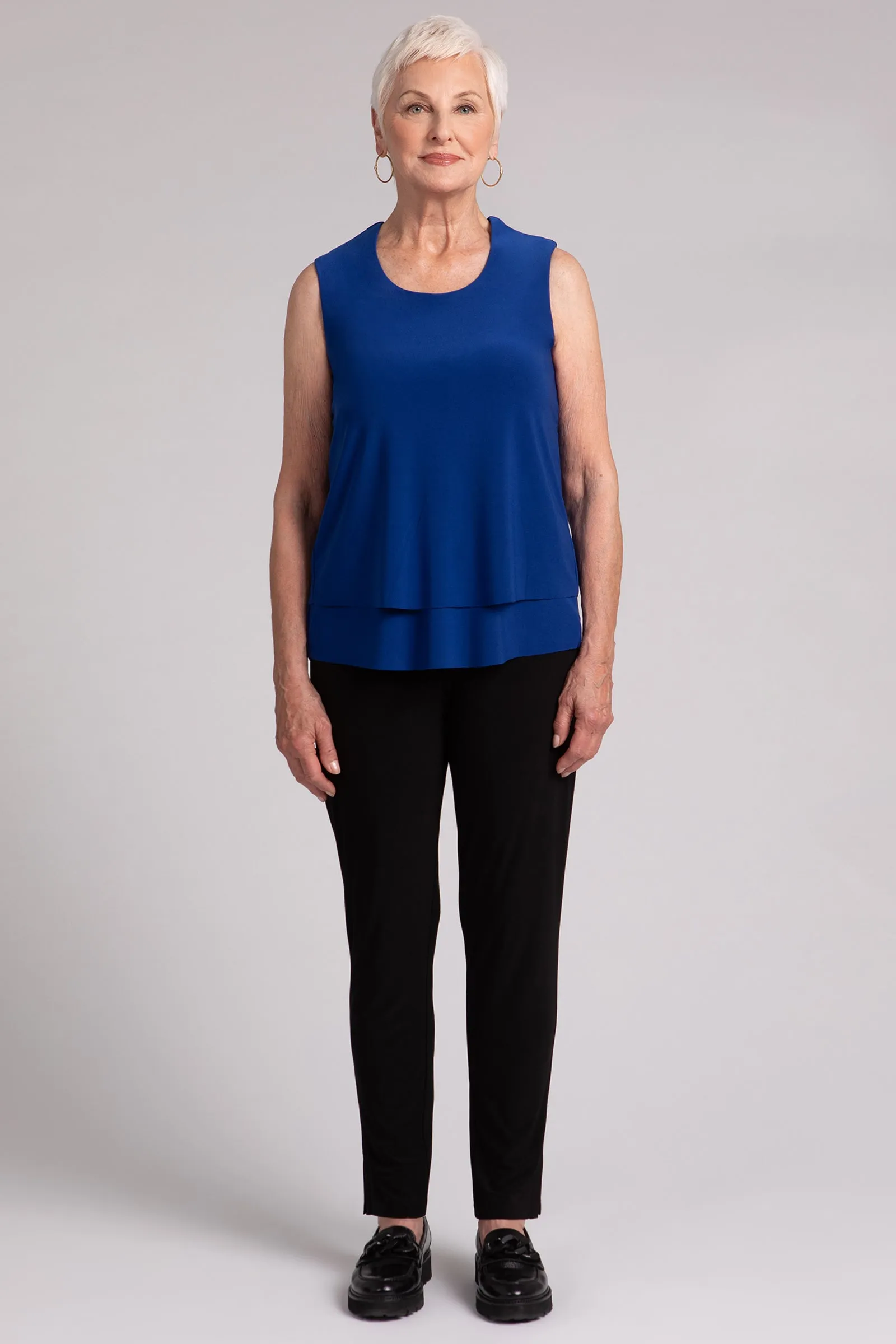 Sleeveless Double Layer Shell | Twilight