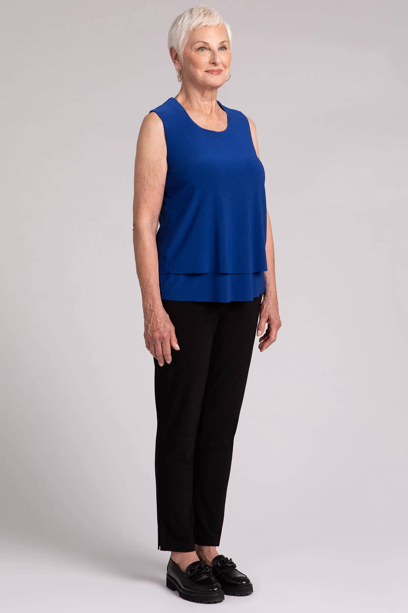 Sleeveless Double Layer Shell | Twilight