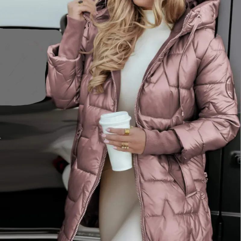 Step into Winter Discount SaleWomen's Winter Warm Hooded Mid-Length Coats