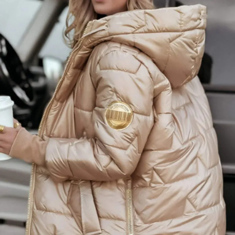 Step into Winter Discount SaleWomen's Winter Warm Hooded Mid-Length Coats