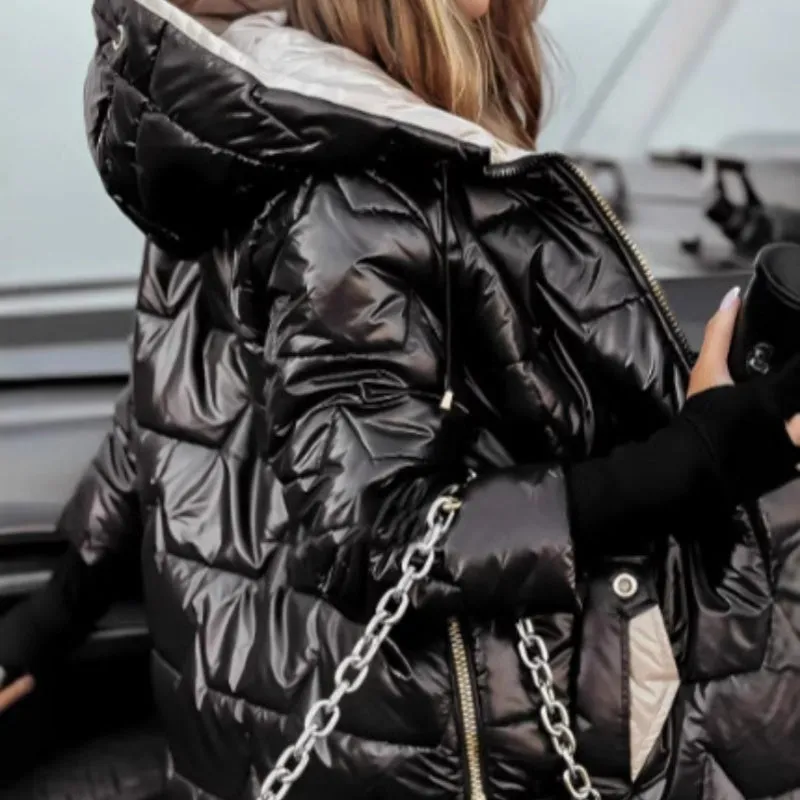Step into Winter Discount SaleWomen's Winter Warm Hooded Mid-Length Coats