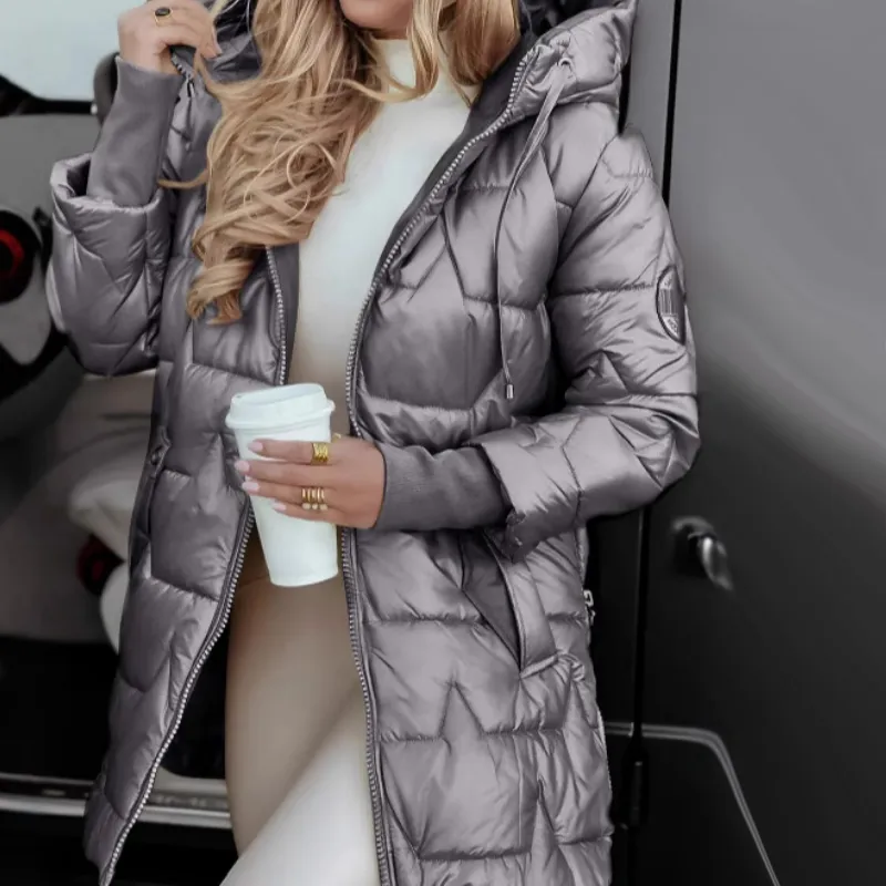 Step into Winter Discount SaleWomen's Winter Warm Hooded Mid-Length Coats