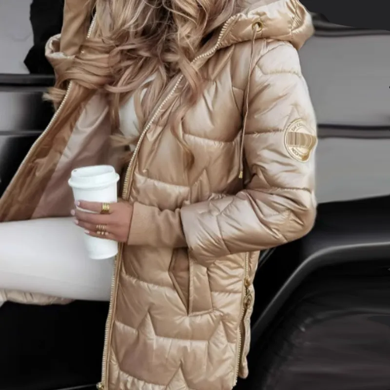 Step into Winter Discount SaleWomen's Winter Warm Hooded Mid-Length Coats