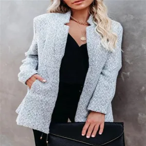 Thick high-end short woolen coat