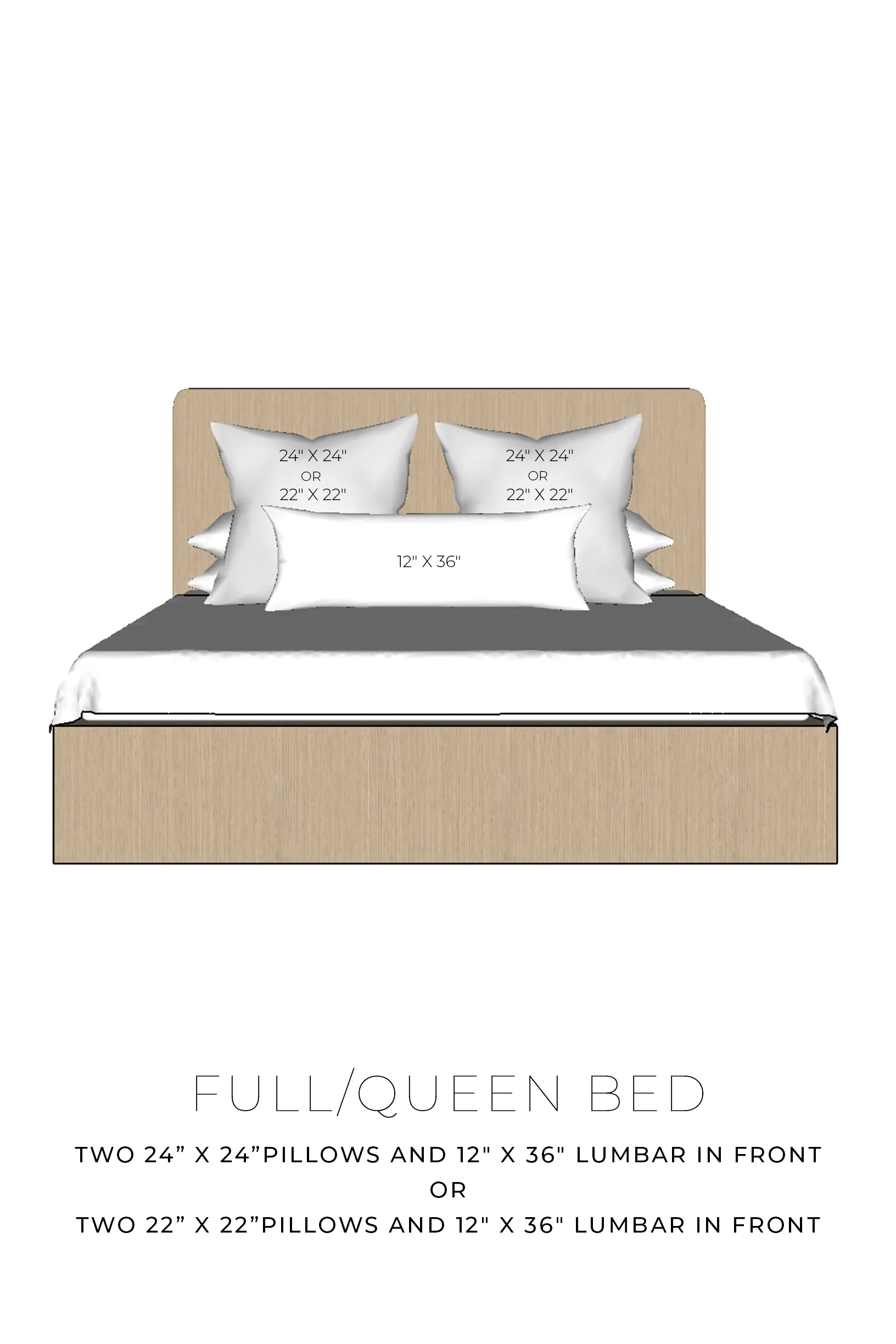 Tully Pillow - Brown/White