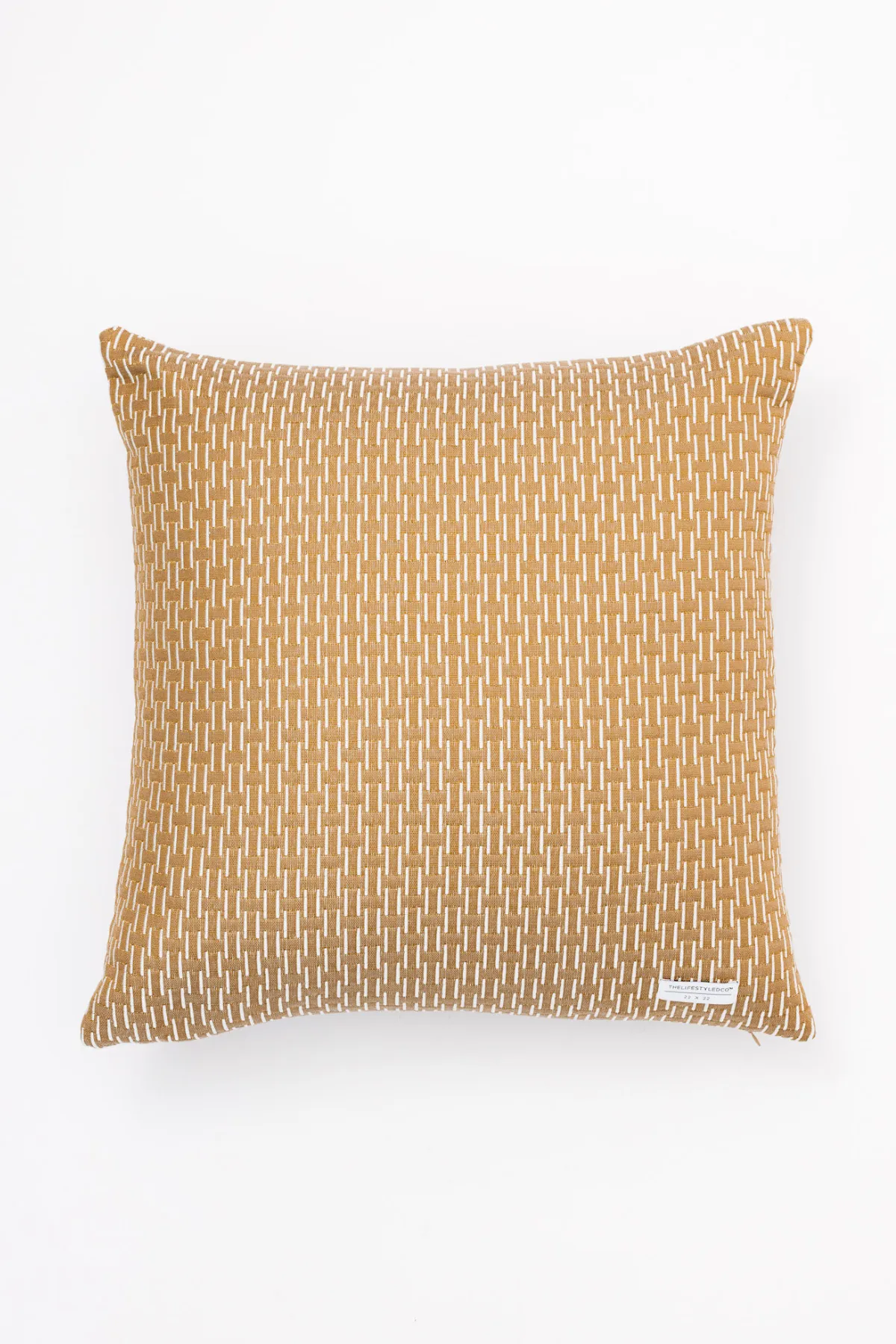 Tully Pillow - Brown/White