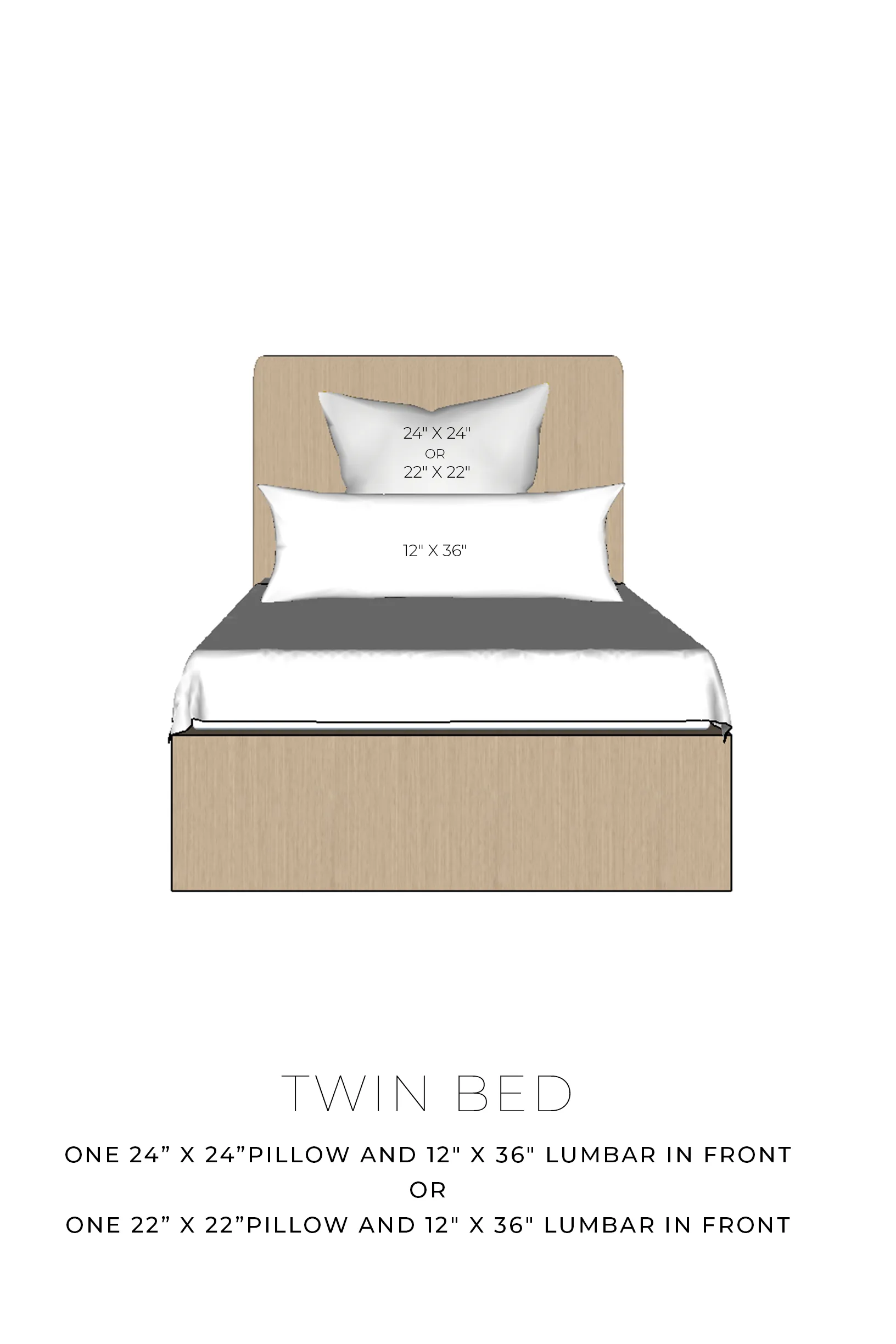 Tully Pillow - Brown/White