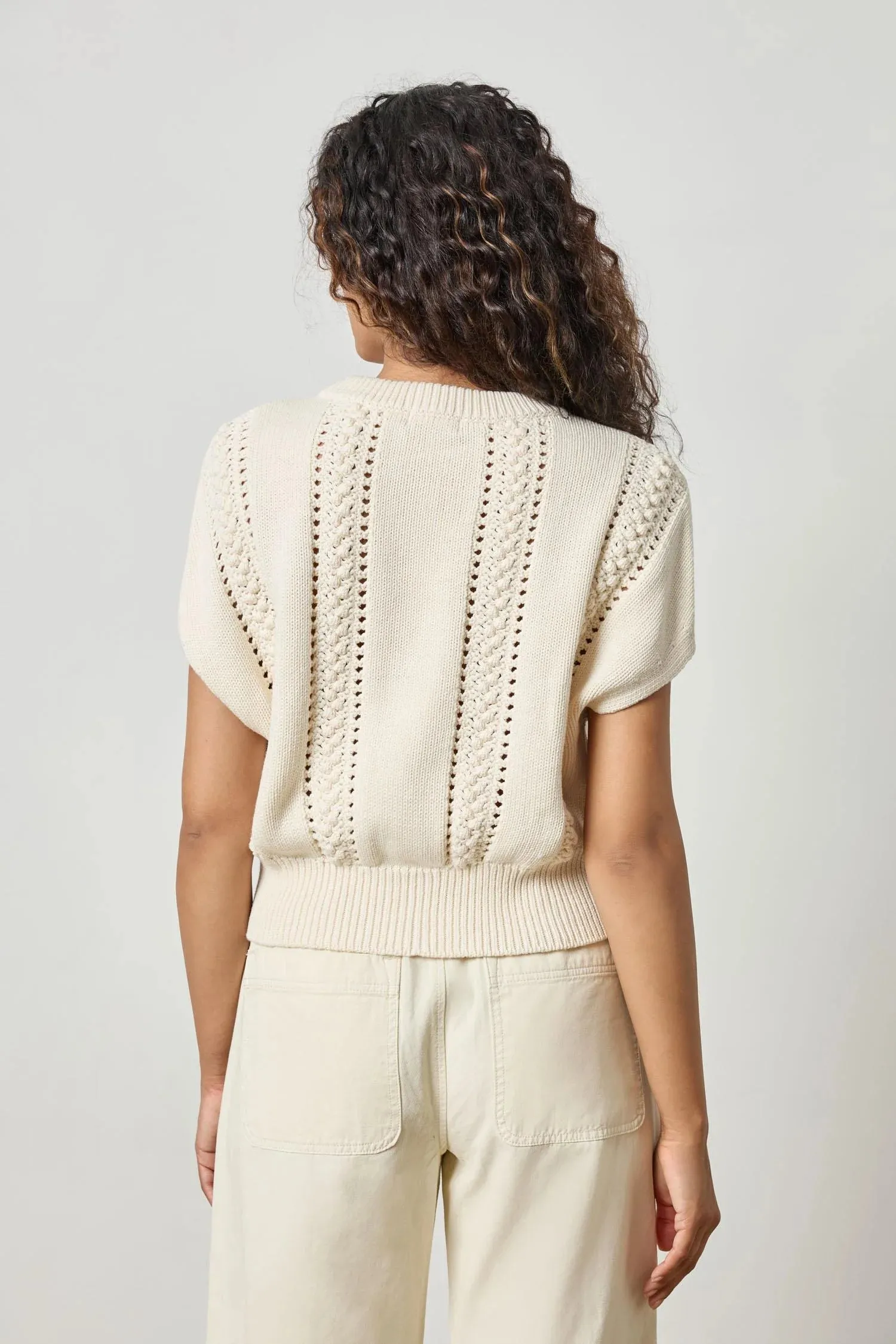 Wedge Crewneck Sweater